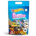 Hot Wheels Bubble Gum and Temporary Tattoos Set - Bubboo Set with 50 Pieces of Bubblegum in 5 Flavors and 50 Temporary Tattoos for Boys, Kids | Hot