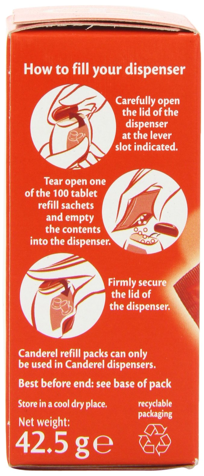 Canderel Tablets Refill Sachets (500)