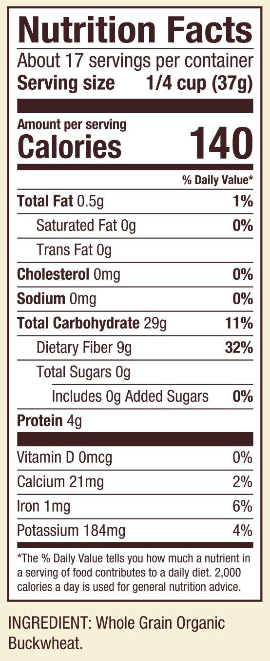 Bobs Red Mill, Organic Buckwheat Flour, 22 Ounce