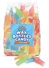 Wax Bottles Candy 1 lb Bulk Bag - Classic Wax Soda Bottles with Sweet Juice Center, Assorted Flavors, Retro Candy Treat