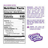 Freeze Dried Berry Style Candy, Crazy Candy Wild Berry Bites - Fruity Flavor Crunchy Texture, Made in USA