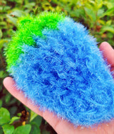 Fruit Strawberry Acrylic Dish Scrubber Non-Scratch Washing Sponge Rag Cleaning Cloth Pink Blue Purple