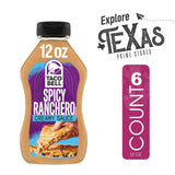 Taco Bell - Lavinia Essentials Bundle: 6-Pack of Spicy Ranchero Creamy Sauce, 12oz Squeezable Plastic Bottle + 1 Utility Prop