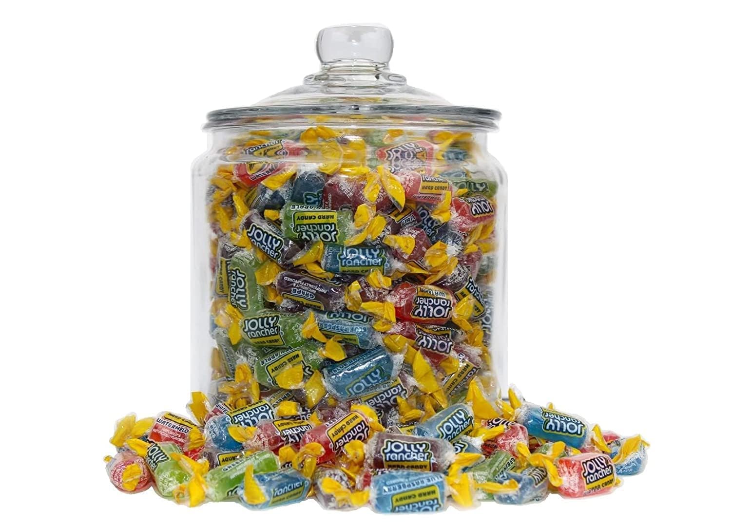 Jolly Rancher Hard Candy Bulk -10LB - 720 pieces - Assorted Variety Individually Wrapped Hard Candy to Celebrate Birthdays, Halloween, Easter Hunt