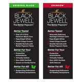 Black Jewell Gourmet Popcorn Kernel Variety Pack with Original Black and Crimson (Pack of 2)