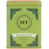 Harney & Sons Matcha Peach Green Tea Bags, Peach Flavored Matcha with Bancha, 20 Pyramid Tea Bags (Sachets) Tin, Caffeinated