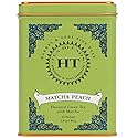 Harney & Sons Matcha Peach Green Tea Bags, Peach Flavored Matcha with Bancha, 20 Pyramid Tea Bags (Sachets) Tin, Caffeinated