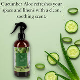 Abbey & Sullivan Linen Spray, Cucumber Aloe, 16 oz