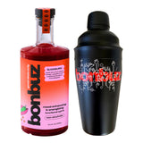Bonbuz Alcohol Free Alchemy Spirit - 750ml, Non Alcoholic, Low Calorie, Keto, Gluten-Free, Sugar-Free Liquor Replacement, Slowburn + Cocktail Shaker