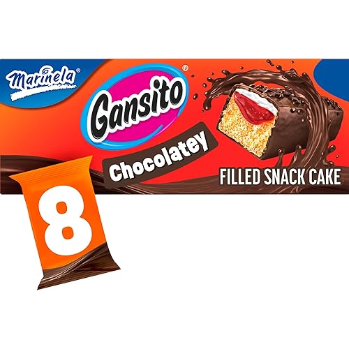 Marinela Gansito Strawberry and Crème Filled Snack Cakes 1 pack (8 count)