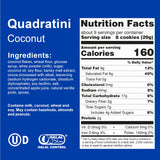Loacker Quadratini, Coconut, 8.8000-Ounce