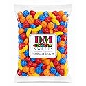 Fruit Shaped Hard Crunchy Candy - 2 lbs Bulk Bag Banana Strawberry Peach Blueberry Assorted Chewy Sweet Mix. Great for Vending Machines