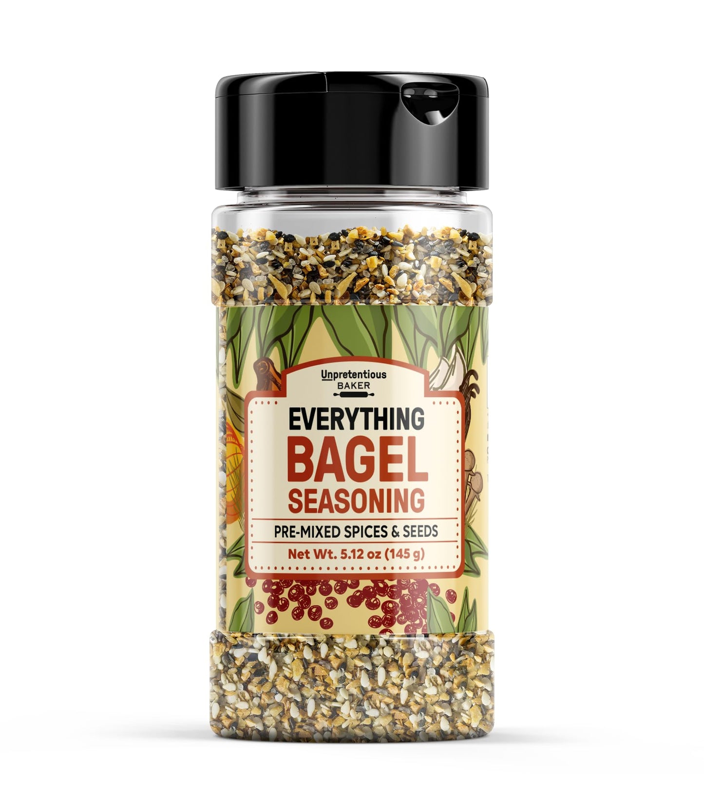 Unpretentious Bagel Seasoning, Flavourful and Tasty, Spice Blend (4 Ounce)