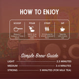 Wow and Flutter Winter Chai Loose Leaf Black Tea | Caffeinated Spiced Blend with Ginger, Cinnamon, Cloves, Vanilla & Rose | Bright Citrus Finish, Cozy