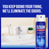 Ozium 3.5 Oz. Air Sanitizer & Odor Eliminator for Homes, Cars, Offices and More, Original Scent,(Pack of 2), clear