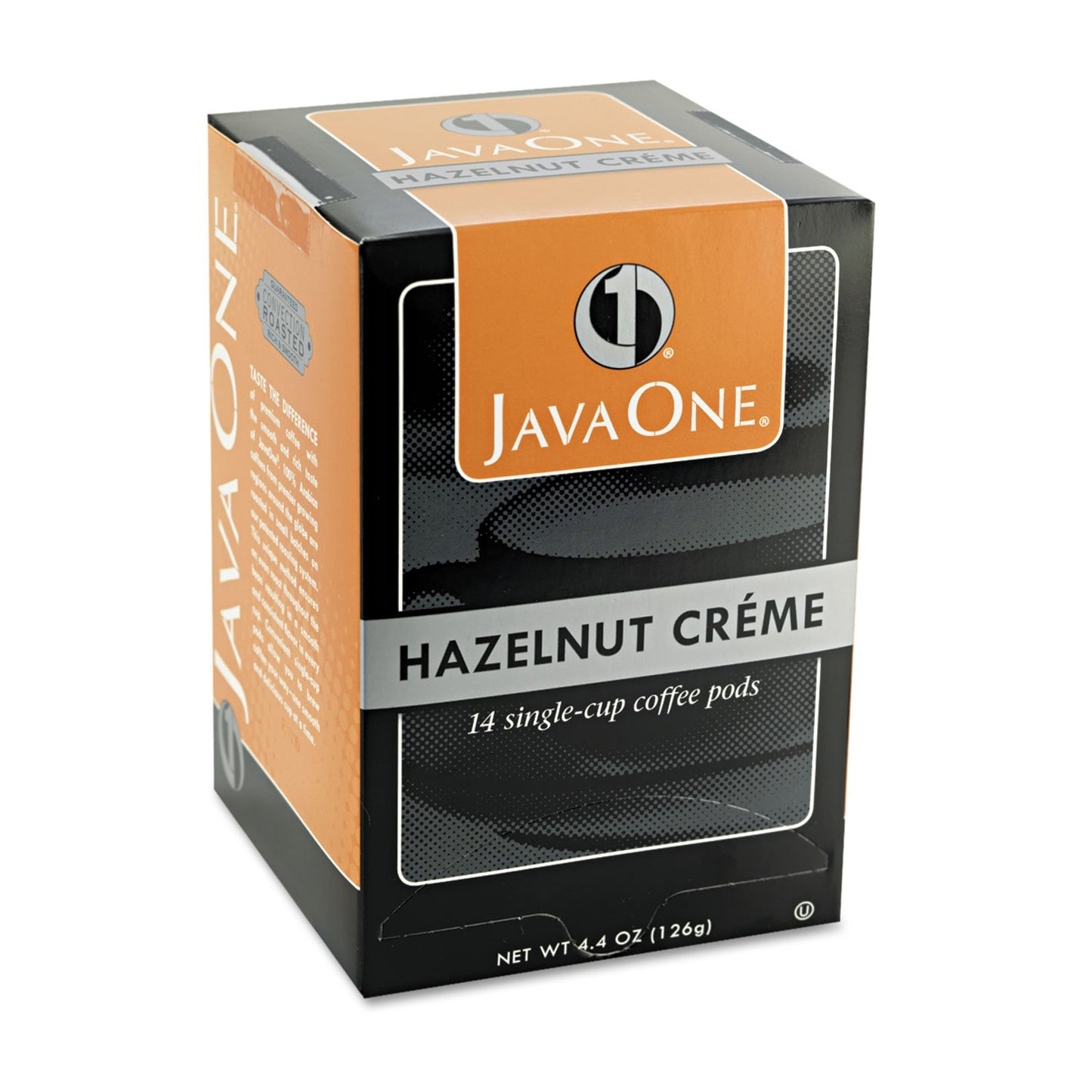 Java One 70500 Coffee Pods, Hazelnut Creme, Single Cup, 14/Box