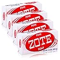 Zote Laundry Soap Bar Pink 4 Bars 7.0 Ounce Each