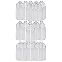 FIJIAN MADE 64 Oz Jugs Bottles (Pack Of 20 x 64 Oz Ea) With White Tamper Evident Screw Caps - Great for Homemade Juices, Milk, Smoothies, Tea