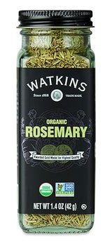 Watkins Organic Rosemary, Non-GMO, Kosher, 1.4 Ounce, 1-Pack