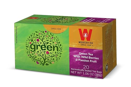 Wissotzky Tea Green Wldbry & Pssn Fruit, 20 bg