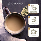 Lingano Ganoderma Cafe Latte 3 in 1 Instant Reishi Mushroom Coffee - 20 Sachets
