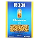 De Cecco Elbows Pasta, 16 Ounce -- 20 per case.