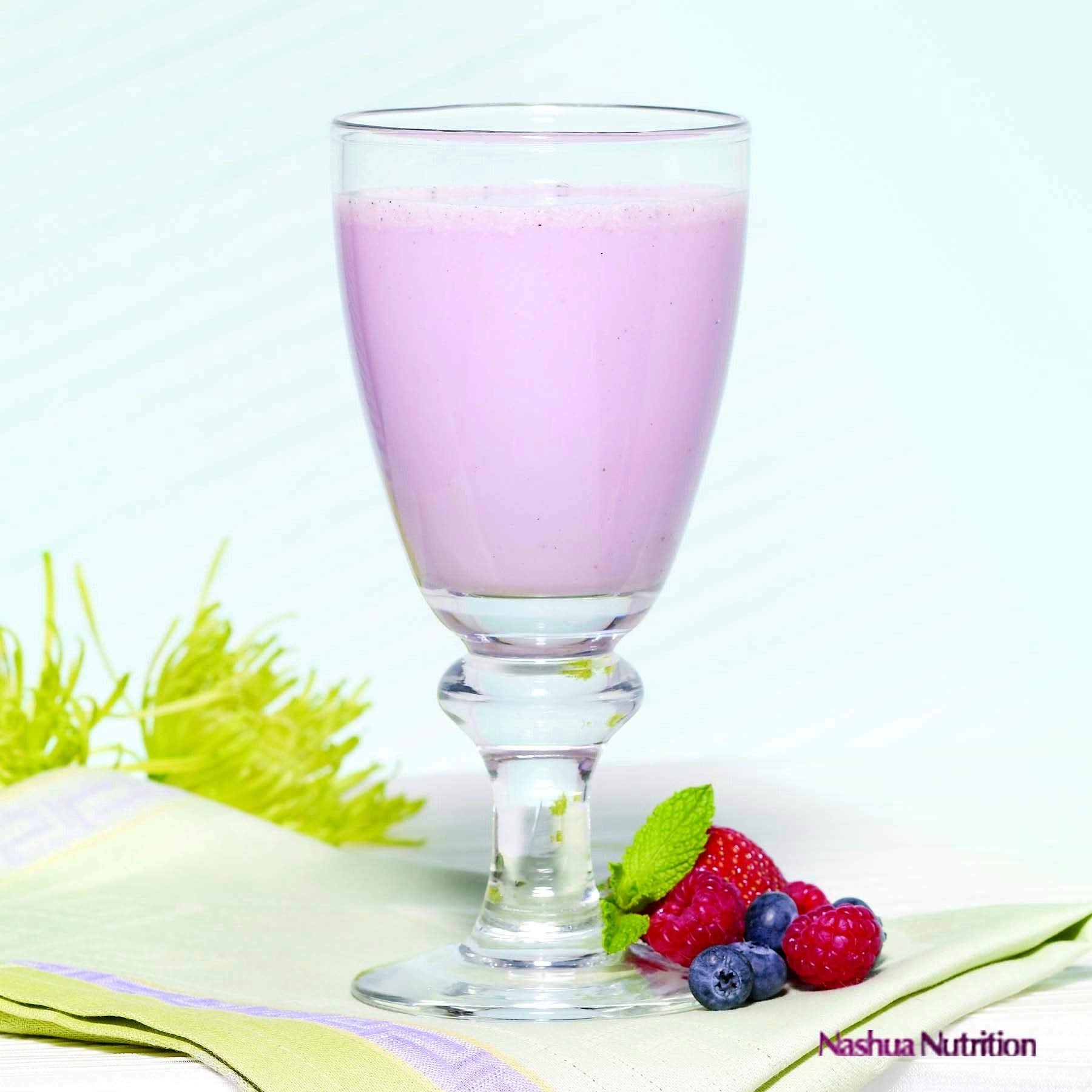 Weight Loss Systems Meal Replacement Smoothie - Berry Creme - High Protein 15g - Low Carb - Vitamins and Minerals - (7/Box)