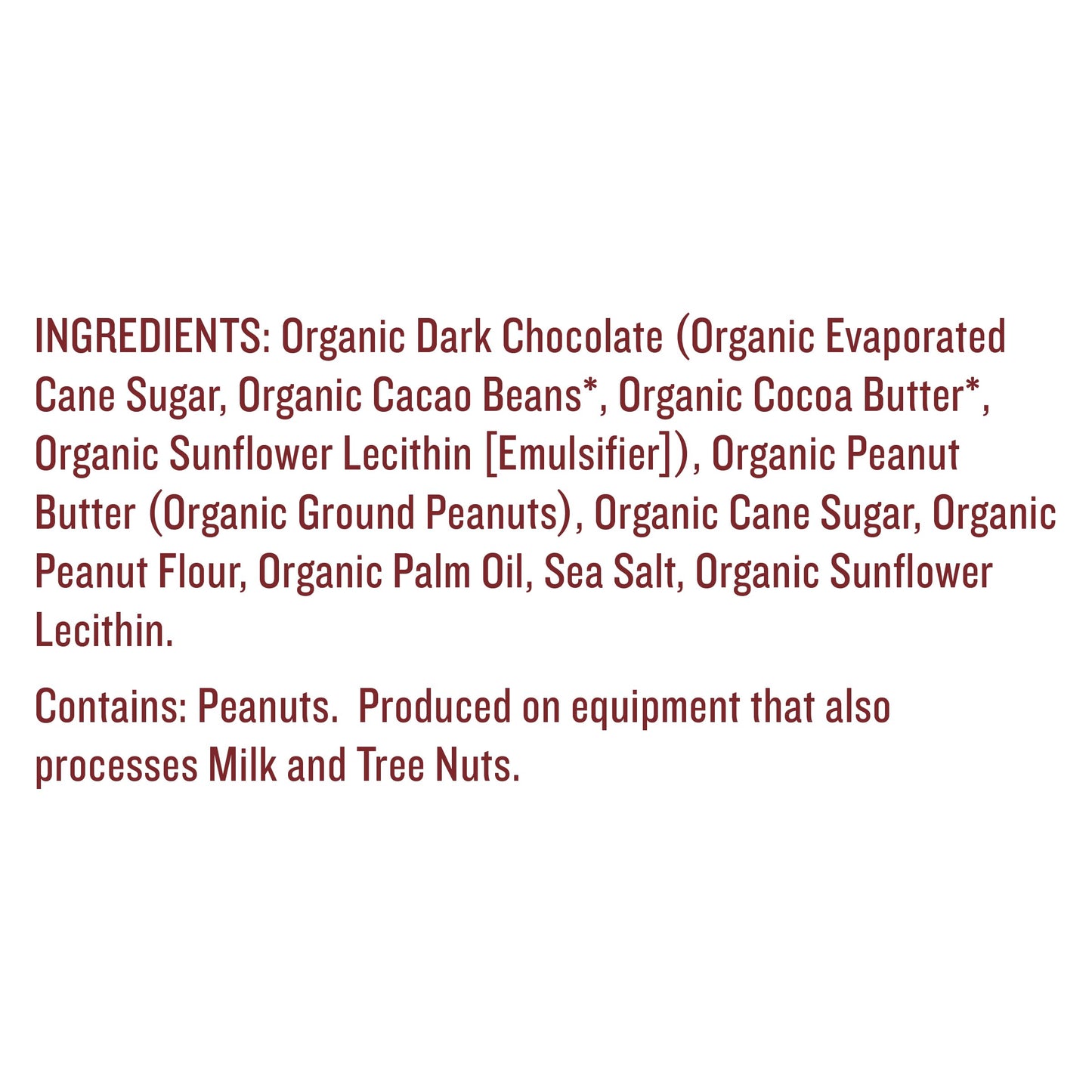 Justin's, Peanut Butter Cups Dark Chocolate Mini Organic, 4.7 Ounce