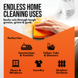 HARRIS 30% Extra Strength Concentrated Vinegar for Home Cleaning and Outdoor Use, #1 Cleaning Vinegar Brand in America, Citrus Scent, 32 Fl Oz Makes