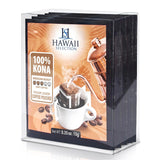 Hawaii Selection/ 100% Kona Coffee/Medium Roast/Single Serve/Pour Over Coffee/Drip Coffee / 5 pouches