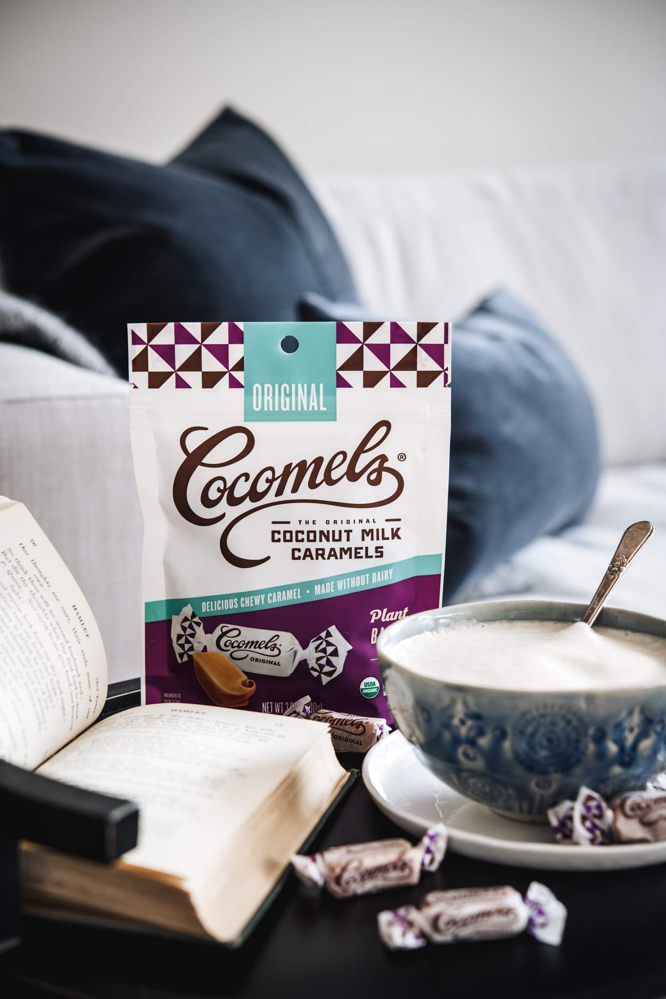 Cocomels Coconut Milk Caramels, Original Flavor, Organic, Dairy Free, Vegan, Gluten Free, Non-GMO, No High Fructose Corn Syrup, Kosher, Plant Based