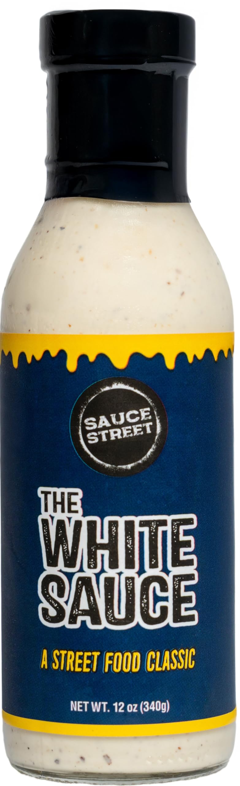 Sauce Street - The White Sauce | Tangy & Mild Spice | Street-Food Style | Best For Rice Bowls, Tacos, Pizza, Sandwiches and Grilled Favorites | 12oz