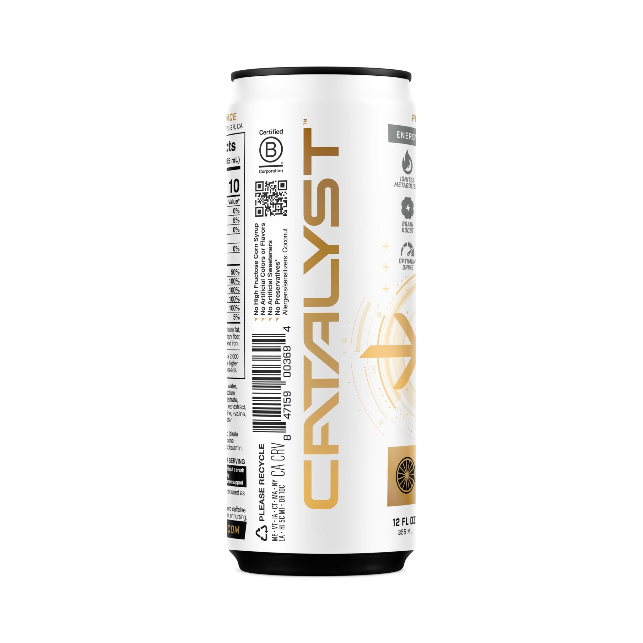 CATALYST | Citrus Spark Energy Drink, 12 FL OZ, 12 Pack