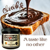 Chocolate Delight Spread Made with Julian’s Valleys Ghee Butter/Dates Syrup/Belgium Chocolate - 14OZ Non-GMO, Lactose Free, Gluten Free, Paleo
