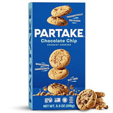 Gluten Free Partake Crunchy Chocolate Chip Cookies - Vegan - Free From the Top 9 Allergens Including Dairy, Wheat, Soy, Eggs, & Peanuts - Non GMO