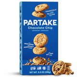 Gluten Free Partake Crunchy Chocolate Chip Cookies - Vegan - Free From the Top 9 Allergens Including Dairy, Wheat, Soy, Eggs, & Peanuts - Non GMO
