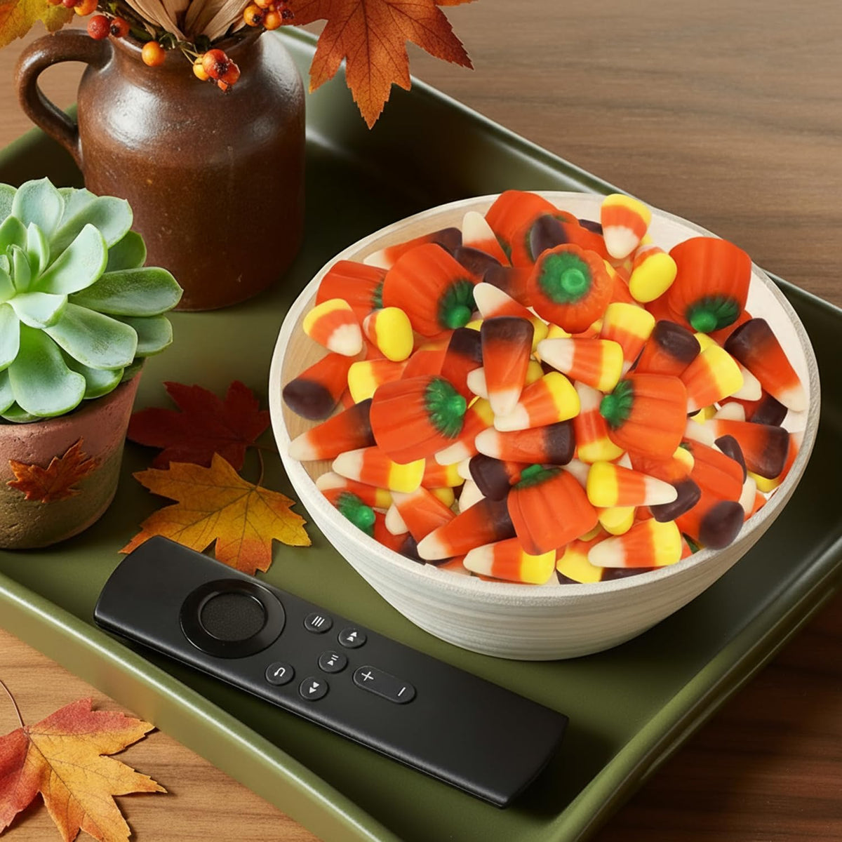 Candy Corn & Autumn Mix Bulk Fall 2 lb (1 lb Corn + 1 lb Autumn Seasonal