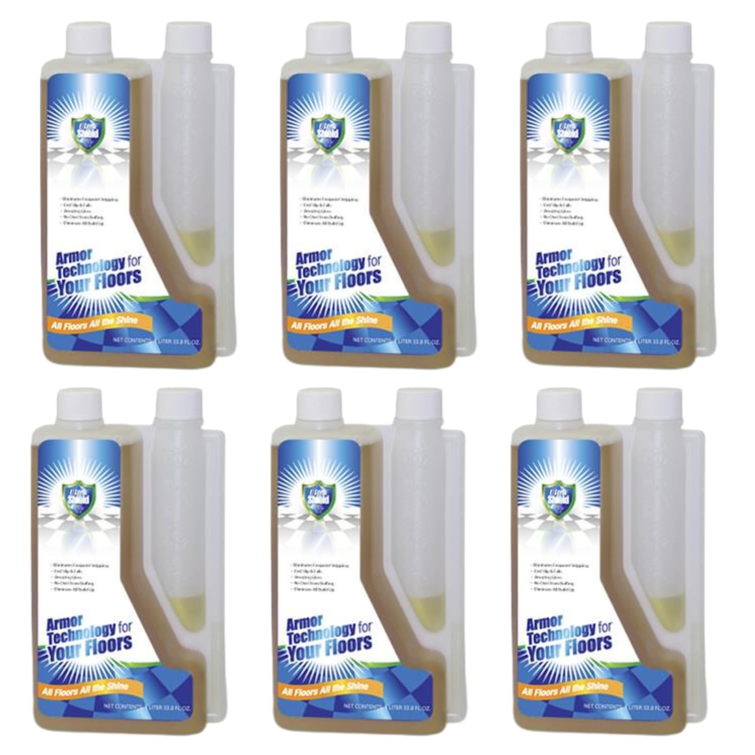 UltraShield Burnishing Formula - Super High Gloss, Flooring Protection & Enhancement For Commercial and Industrial Floor Tile Wet Look Shine Non Slip