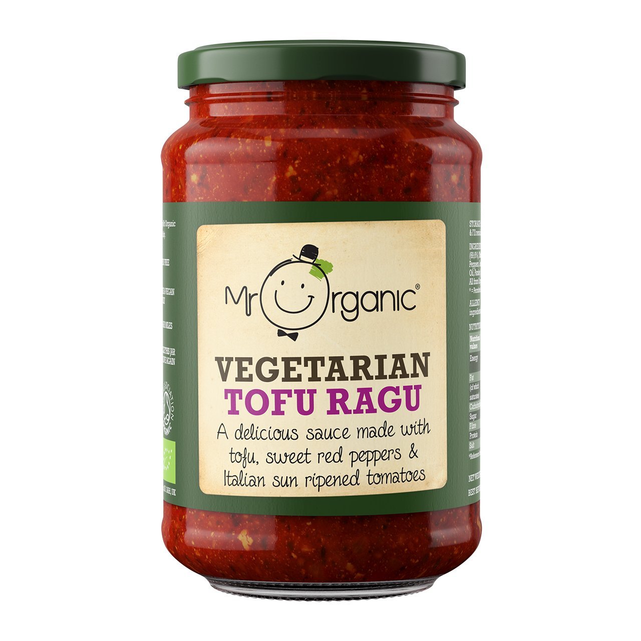 Mr Organic Tofu Sweet Red Pepper & Tomato Pasta Sauce 350g