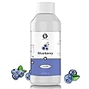 Dolce Flav Blueberry Extract - 8 Ounce Oil-Soluble Kosher, Sugar-Free, Concentrated Ripe Blueberry Flavoring for Baking, Chocolates & Desserts