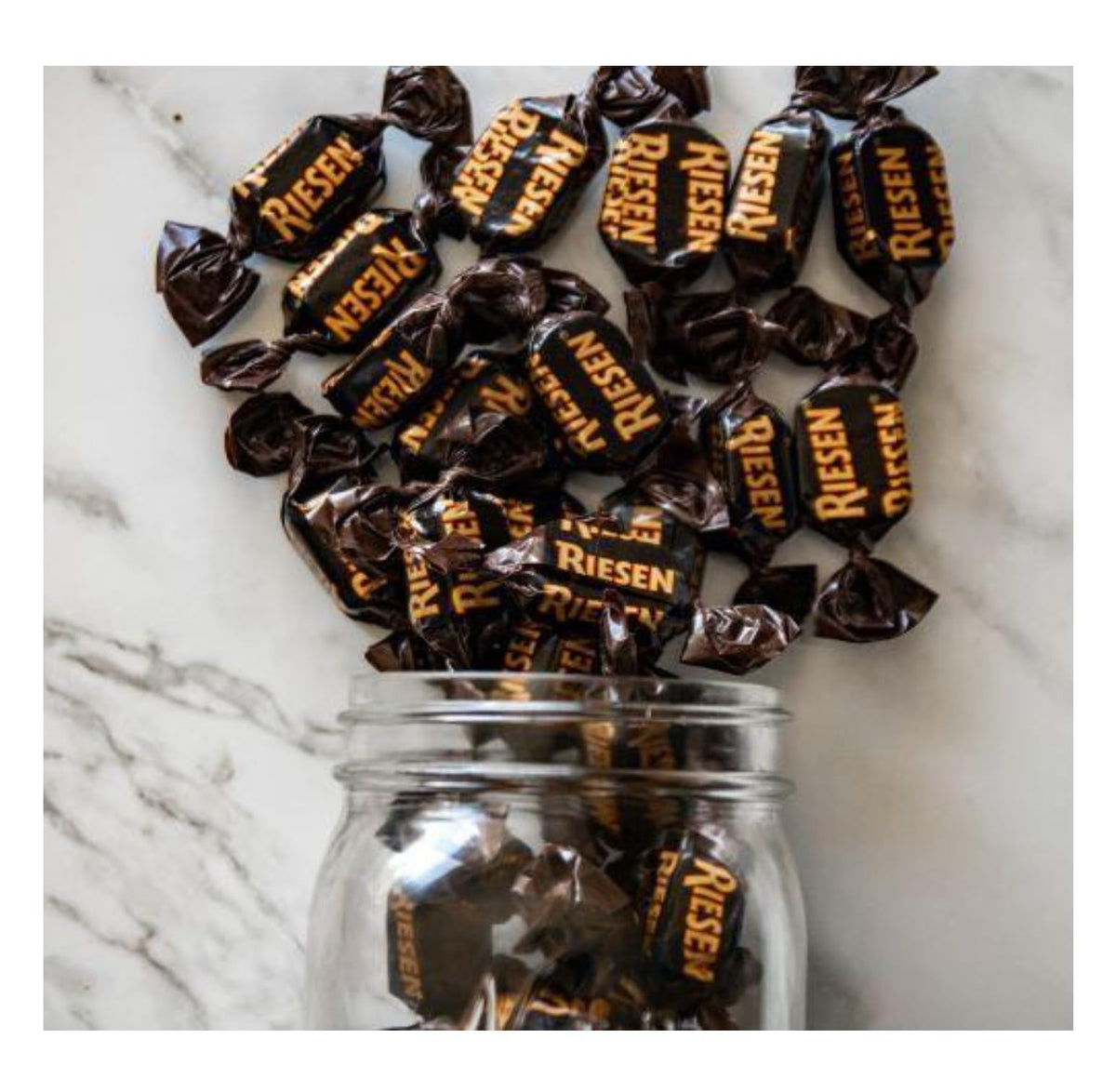 Chocolate Covered Caramels Riesen, Delicious Classic Treats that Everyone Loves, Stock Up and Enjoy Share with Others (2 Pound bag)