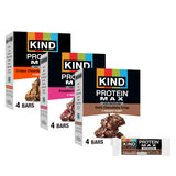 KIND Protein MAX Variety Pack, Dark Chocolate Crisp, Raspberry Cocoa Crisp, Crispy Chocolate Peanut Butter, 20g Protein, Low Sugar, 12ct