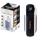 True & Tidy LED Turbo Fabric Shaver | Cordless Lint Remover with Digital Display & 3 Speeds - Perfect for Clothes, Couch & Furniture Defuzzing, White