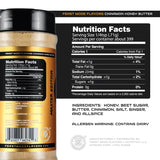 Cinnamon Honey Butter Seasoning | 10oz Master Edition by Feast Mode Flavors | Low Sodium | Low Calorie | Zero Artificial Fillers Binders or Dyes |