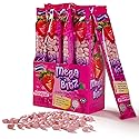 Mega Bitz Fruit Nuggets Strawberry Candy Bulk Pack for Kids - Naturally Flavored Individually Wrapped Strawberry Flavor for on the go Snacking, Movie