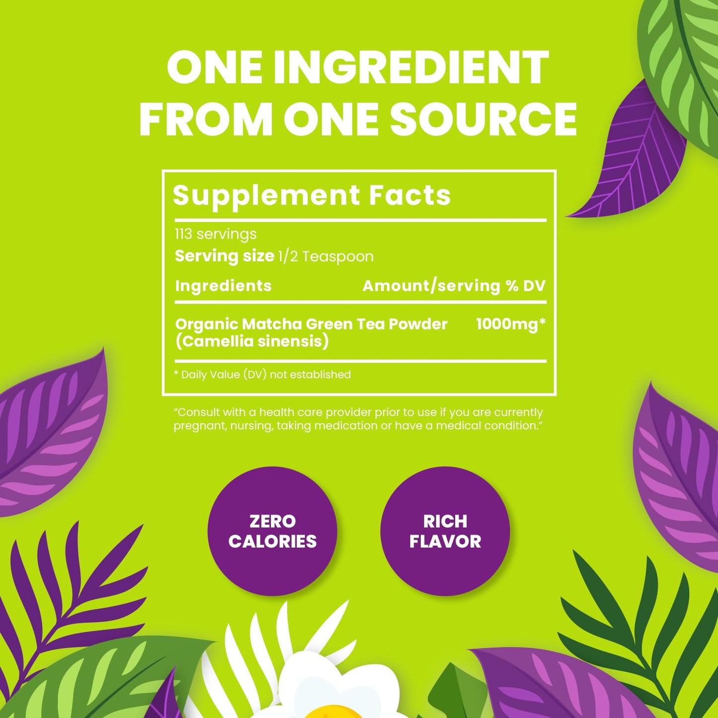 Cederberg Tea Company Organic Japanese Matcha - Single Estate First & Second Harvest from Japan | 4 oz., 113 gm, Premium Green Tea, Antioxidant-Rich