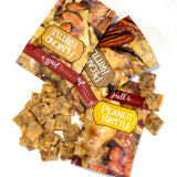 Assorted Brittle Variety Pack, 3.5 Oz Bags (Pack of 3), Peanut Brittle - Almond Brittle - Pecan Brittle