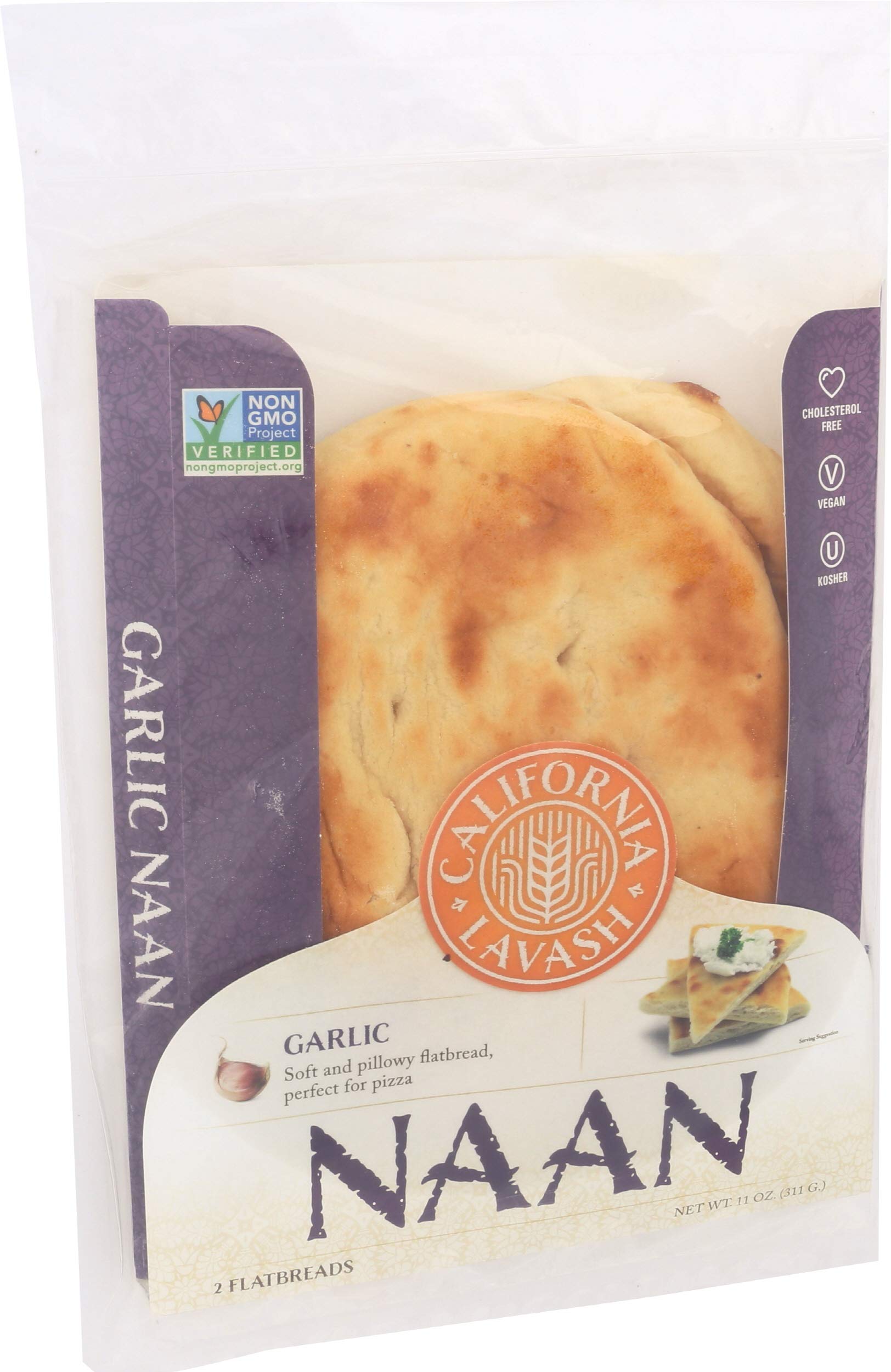 California Lavash, Garlic Naan, 11 oz