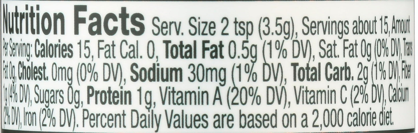 Frontier Co-op Organic Harissa Seasoning, 1.9 Ounce Bottle, N. African Heat with Chili Peppers, Cayenne, Paprika & Coriader