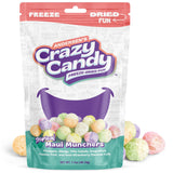 Freeze Dried Tropical Gummy Bears, Crazy Candy Maui Munchers - Pineapple Mango Dragon Fruit Flavors, Crunchy Fruit Candy, Resealable Package